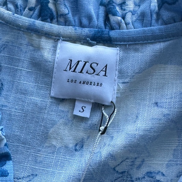 - Misa Lilian Blue Dress (Blue Wildflower) - Picture 9 of 9